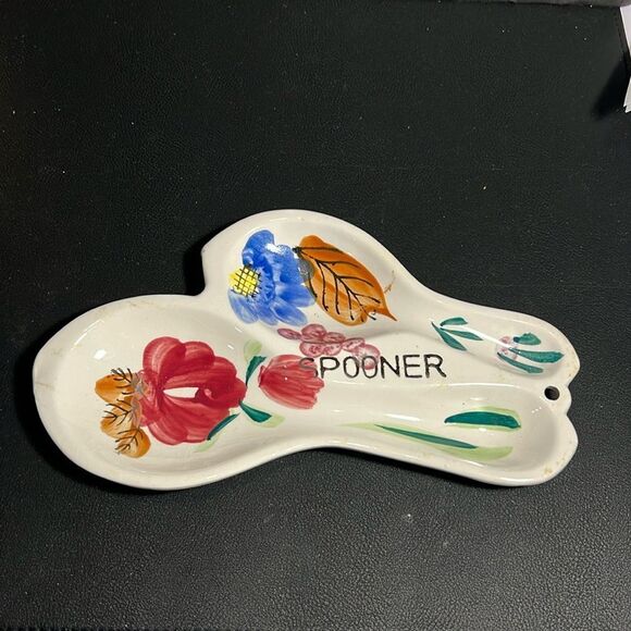 SPOONER Spoon Rest Vintage made in Japan. kk312 - Picture 1 of 2